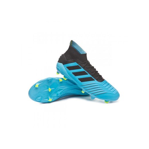 adidas Predator 19.1 FG, Zapatillas de Fútbol para Niños, Turquesa