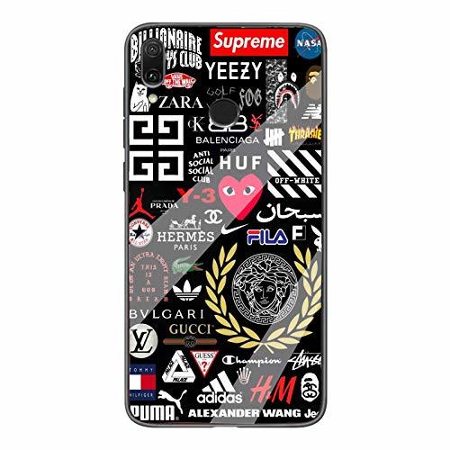 Place ZHEGAILIAN ktatfxc qunwk Fashion Black TPU Phone Shell mvhnpdt 9H Vidrio Templado