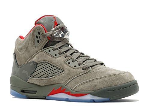 Fashion Nike Calzado Hombre Air Jordan 5 Retro GS EN Gamuza Marrón Oscuro