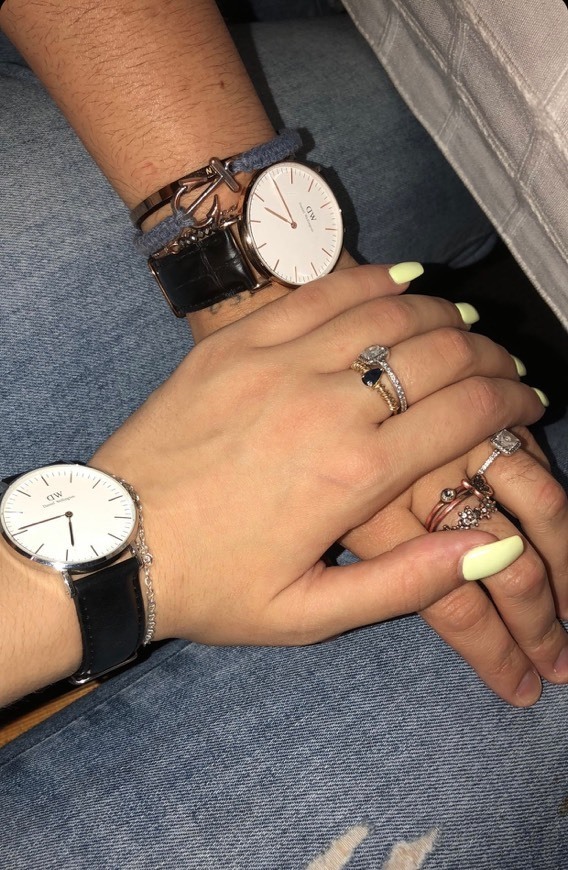 Social Daniel Wellington Reloj con Correa de Acero para Mujer 0608DW
