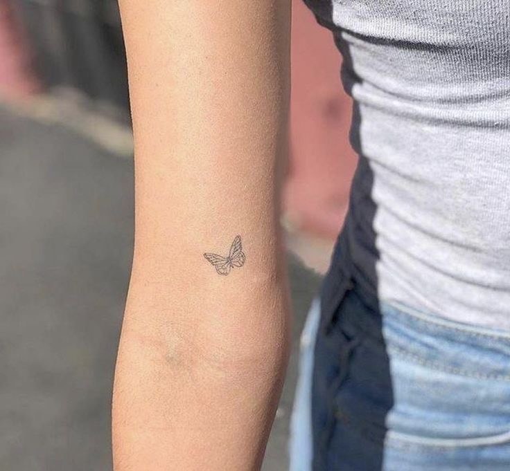 Fashion Tatuagem borboleta 