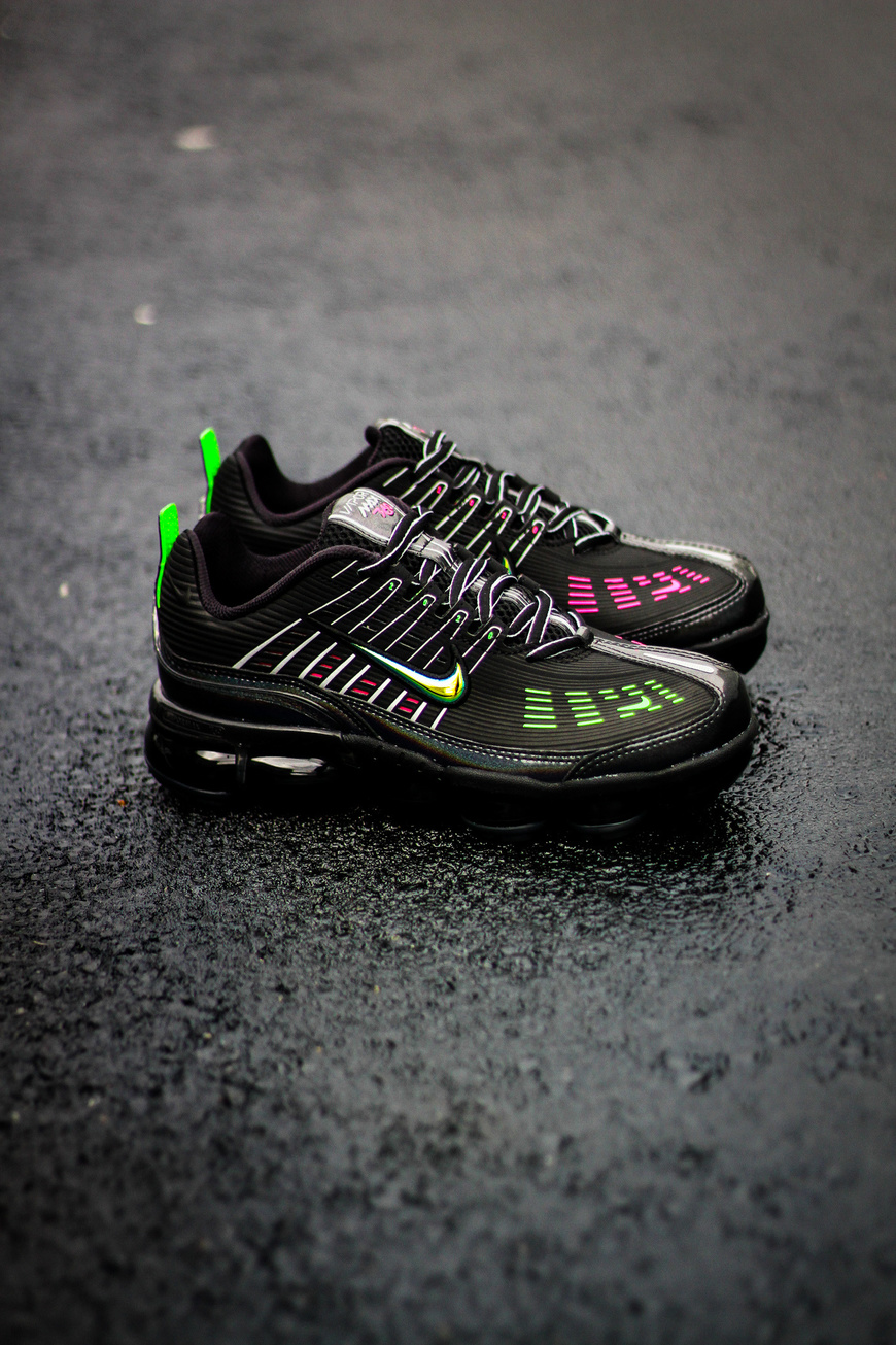 Fashion Nike Vapormax 360 Black Noir/Green/Pink