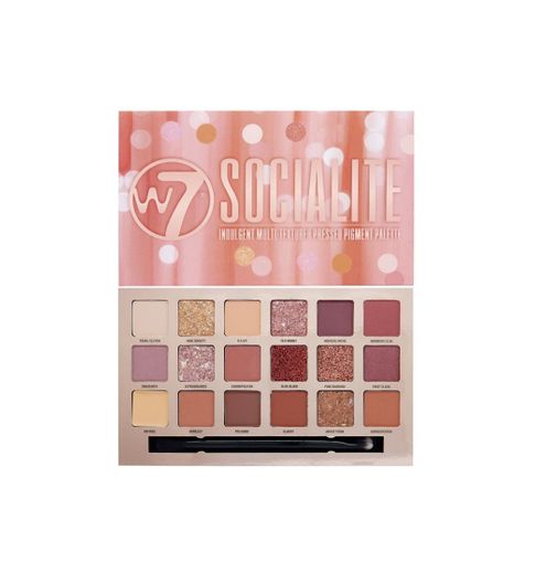 W7 - Paleta de sombras Socialite