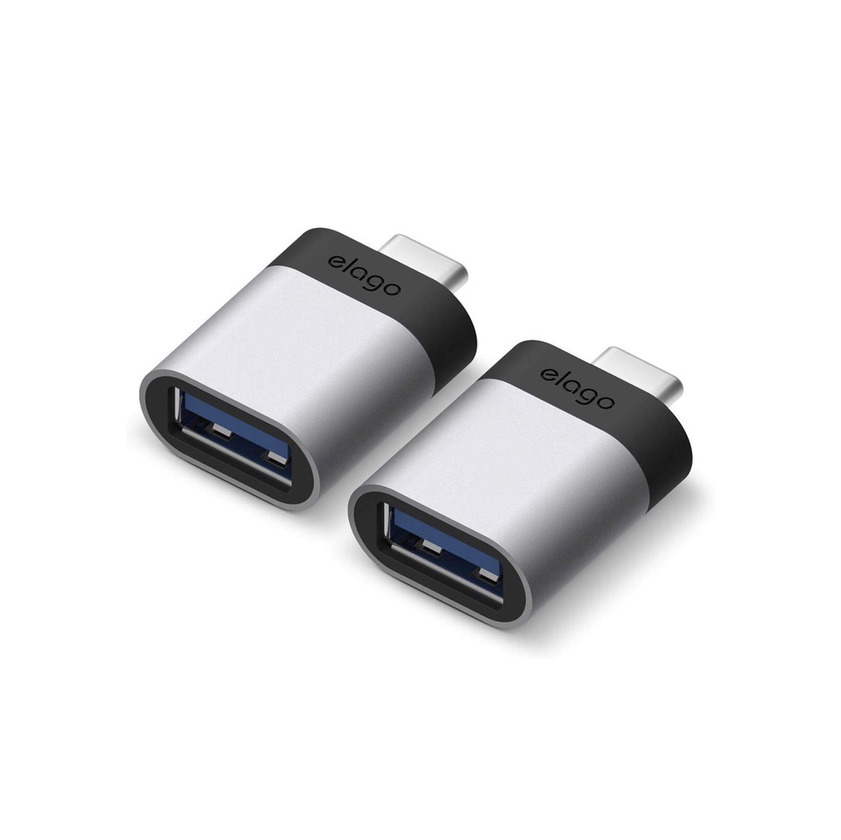 Productos elago Mini Adaptador de Aluminio USB-C a USB 3.0