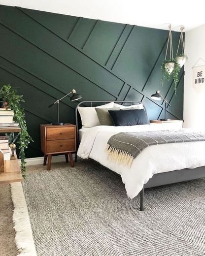 Green bedroom idea