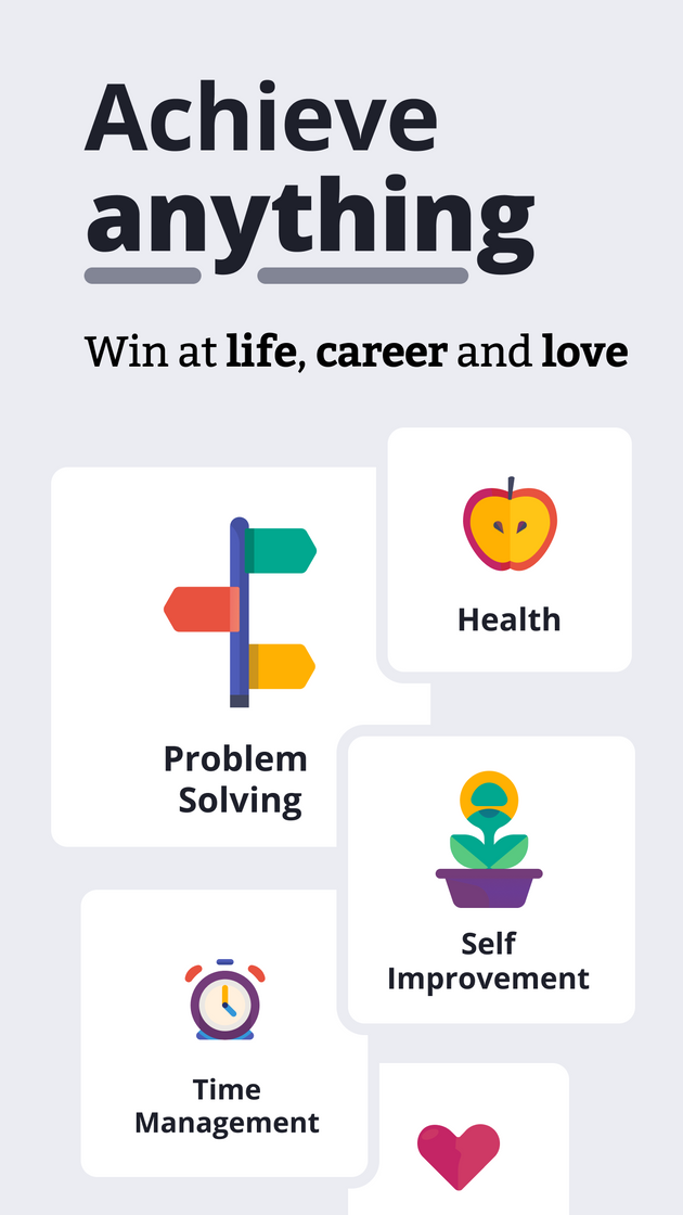 App Deepstash - Self Improvement, Motivation & Care. 