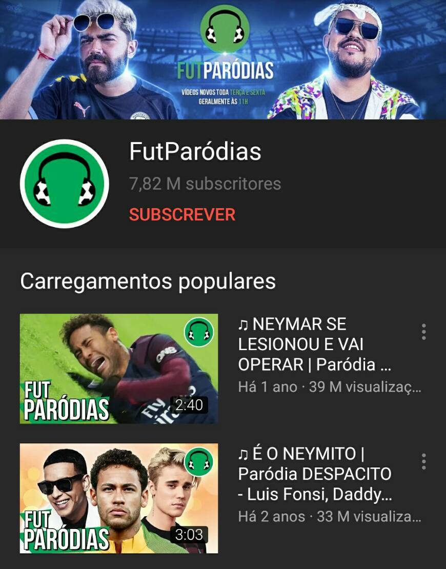 Moda FutParódias