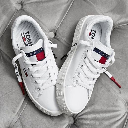 Social Tommy Hilfiger Jaz Trainers in White