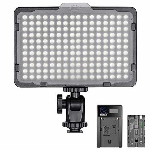 Neewer Regulable 176 LED Luz de Video 5600K en Panel de Luz