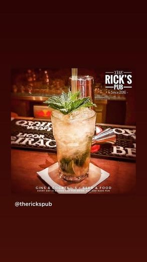 The Rick's Pub - Gins & Cocktails • Food & Beer • Mojitos & Sangrias