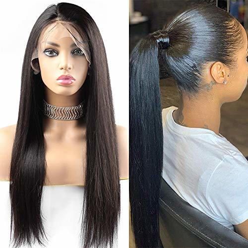 Giannay Straight Lace Front Wigs Glueless Wig for Black Women Synthetic Lace