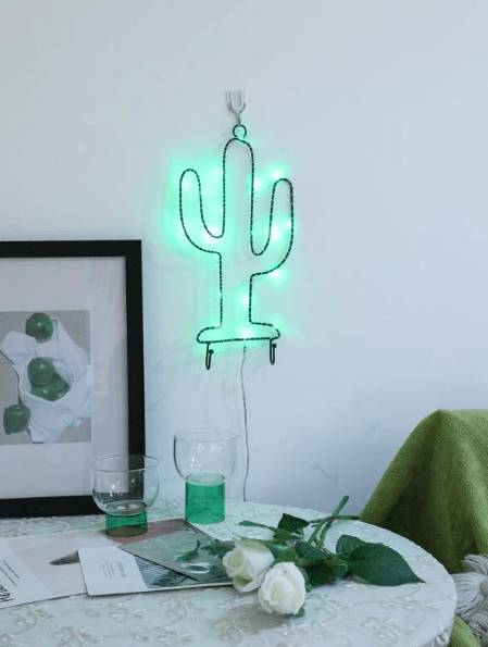 Social Luminária cactus 🌵