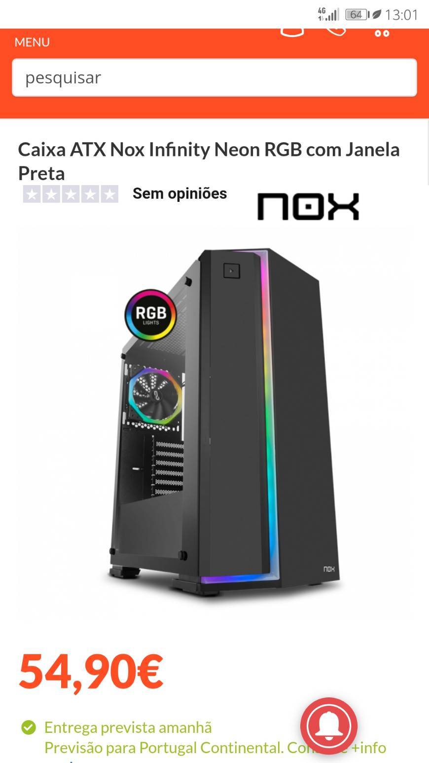 Fashion Caixa ATX Nox 