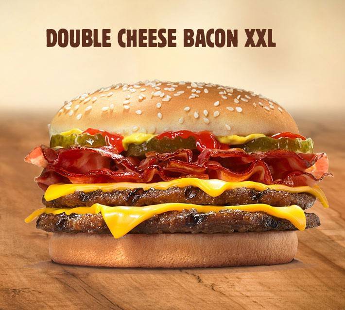 Fashion Double Cheese Bacon XXL