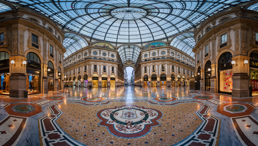 Lugar Galería Vittorio Emanuele II