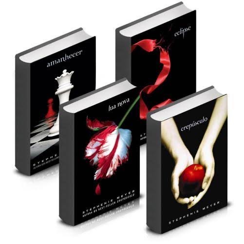 Película Kit livros- saga crepúsculo, 4 livros 