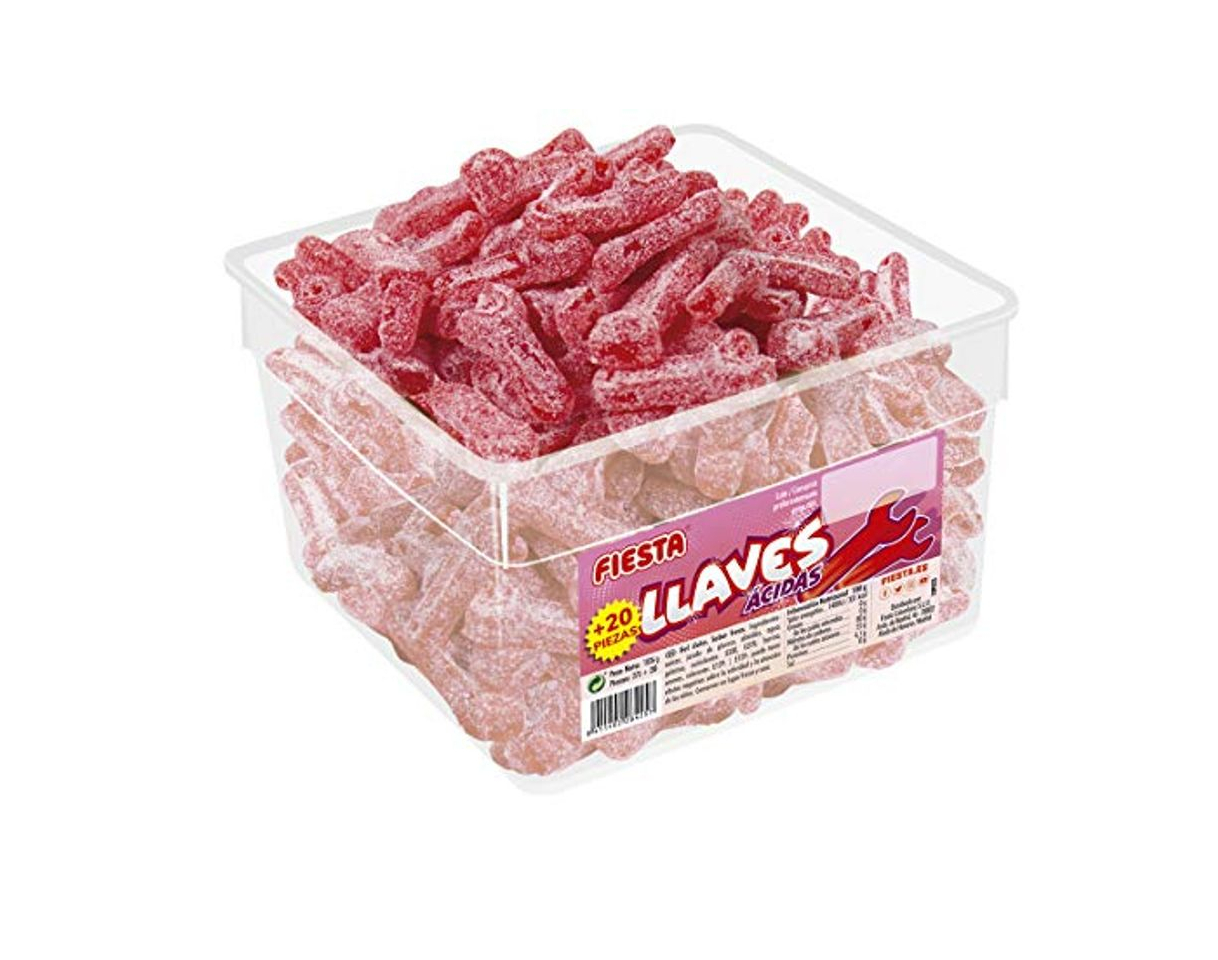 Social FIESTA Llaves Ácidas Golosinas Sabor Fresa