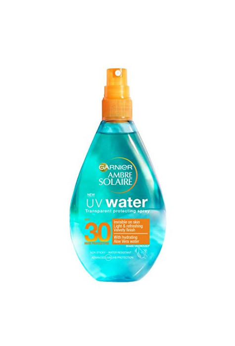 Social Garnier ambre solaire UV agua crema solar SPF20 en spray