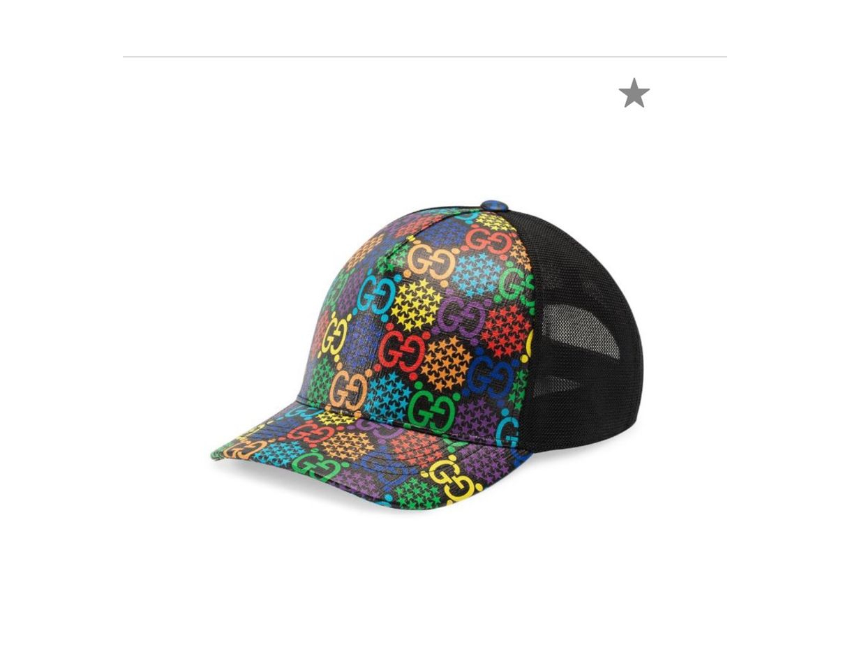 Products Gucci Gg Psychedelic Baseball Hat Ss20