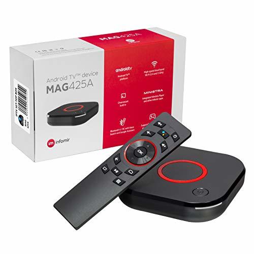 Place mag 425A Infomir & HB-DIGITAL 4K IPTV Set Top Box Android TV