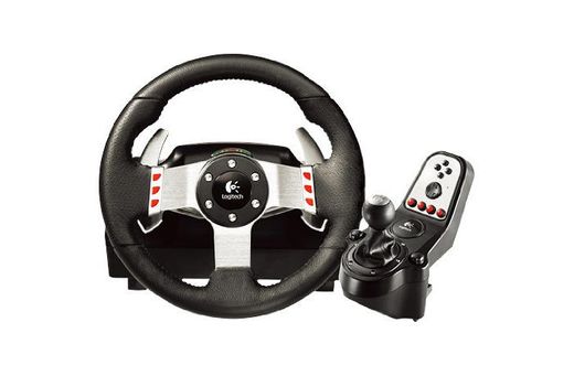 Logitech G27 - Juego de Volante de Cuero, Pedales y Cambio de