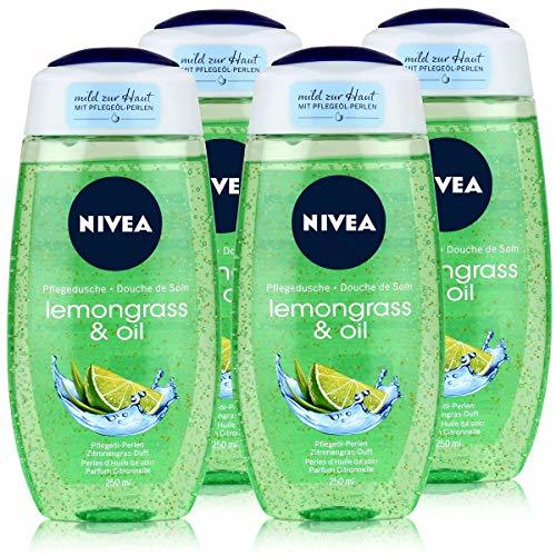 Producto Nivea - Lemongrass & oil, aceite de ducha, pack de 4