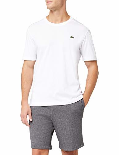 Fashion Lacoste TH7618, Camiseta para Hombre, Blanco