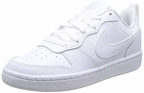 Fashion Nike Court Borough Low 2, Zapatillas de Baloncesto para Niños, Blanco