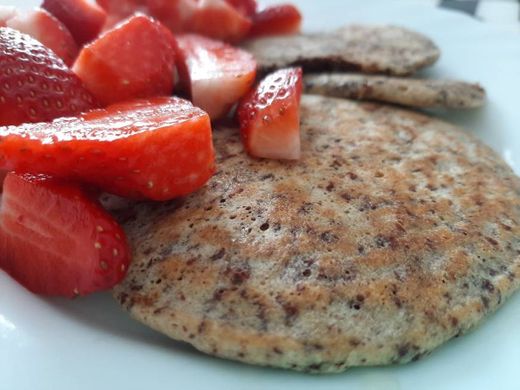 Panquecas com pepitas de chocolate