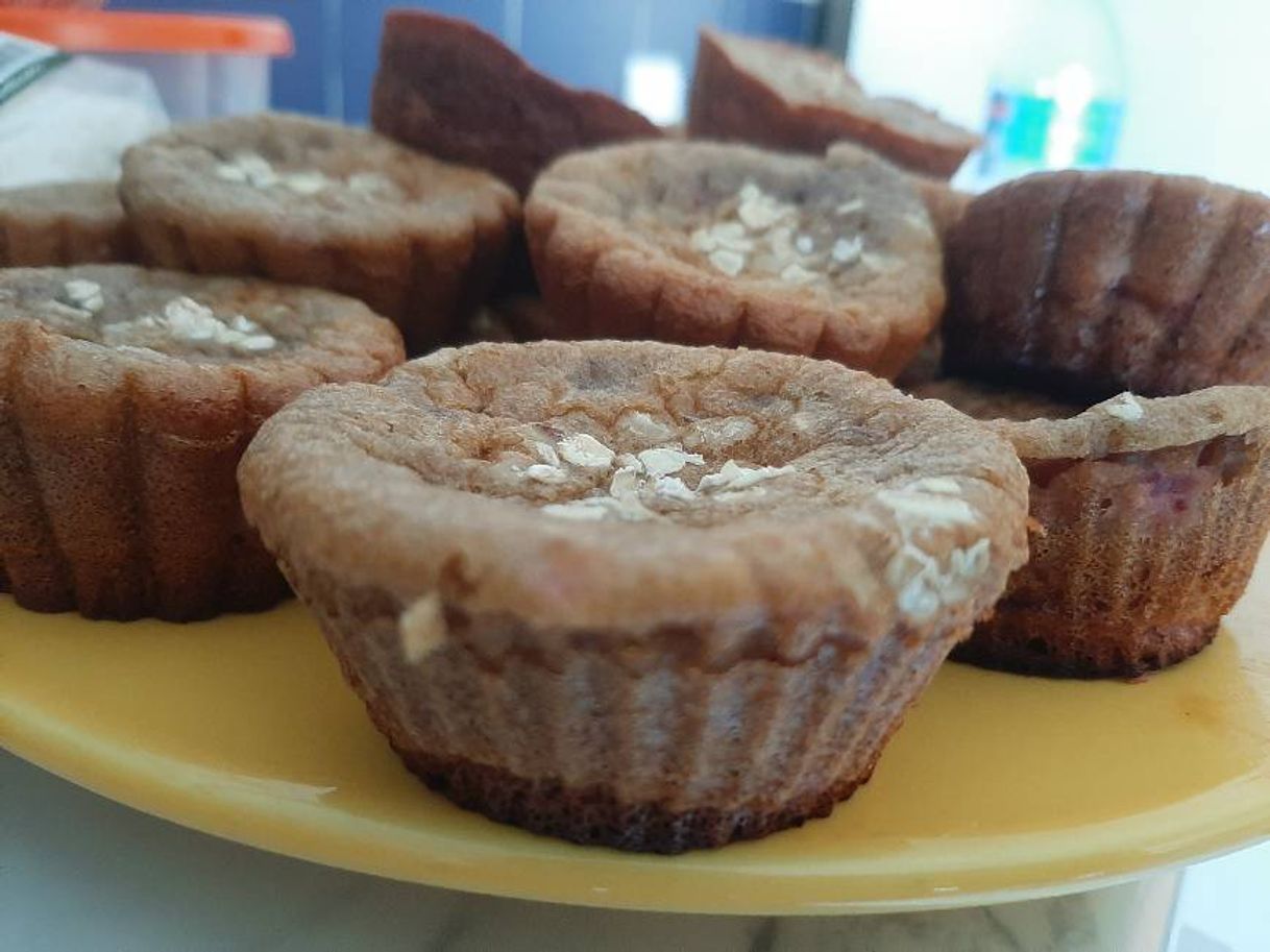 Fashion Muffins de morango e aveia