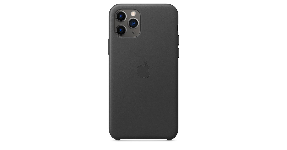 Social Capa de couro para iPhone 11 Pro – Preto 