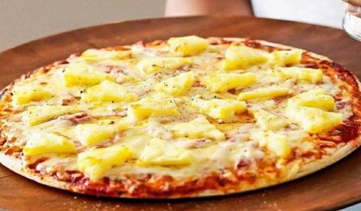 Pizza com ananás 