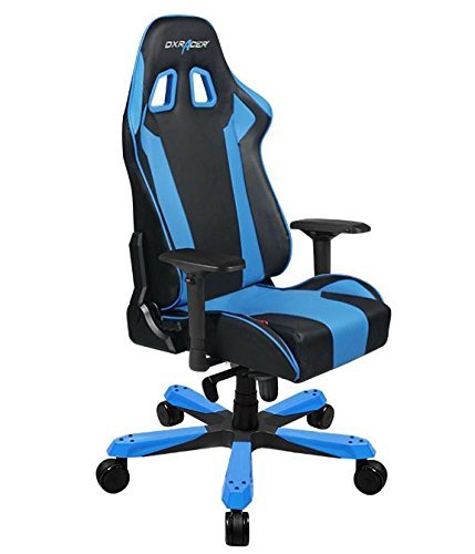 Lugar DXRacer GC-K06-NB-S3 King Series - Silla de Juego, Color Negro y Azul