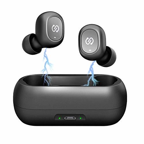 Social Auriculares Estereo Bluetooth 5.0 SoundPeats de Truefree Auriculares Invisibles con tecnología TWS