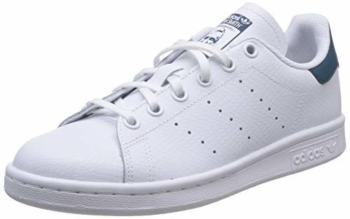 Social adidas Stan Smith J, Zapatillas de Gimnasia Unisex Niños, Blanco
