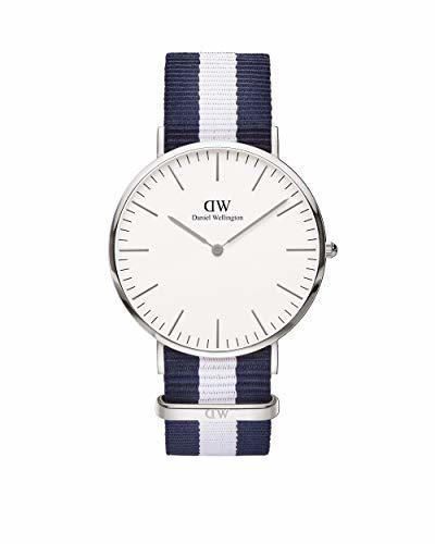 Fashion Daniel Wellington Reloj con Correa de Cadena y Acero para Hombre 0204DW