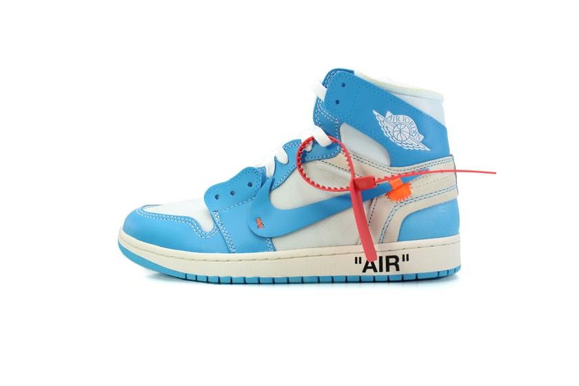 Fashion Jordan 1 Retro High UNC 'Off White'