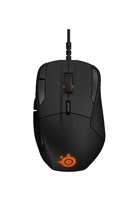 Electrónica SteelSeries Rival 500 - Ratón óptico de juego, iluminación RGB, MMO, 15