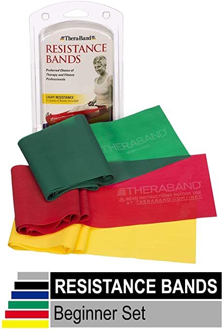 Lugar Bandas de resistencia para ejercicio y fitness Theraband, Red