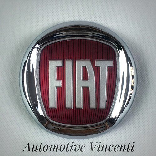 Social Insignia Escudo Logo Fiat Rojo 500 Bravo Grande Punto Idea delantero