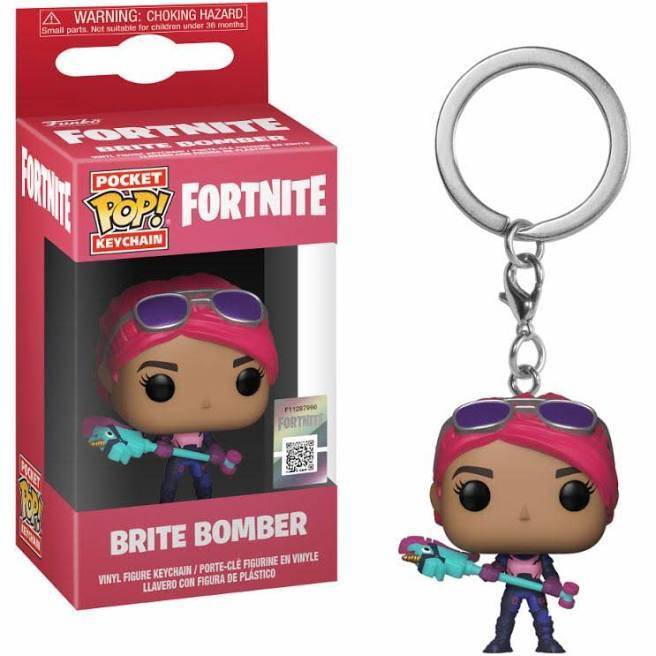 Fashion FORTNITE – BRITE BOMBER – FUNKO KEYCHAIN VINYL FIGURE