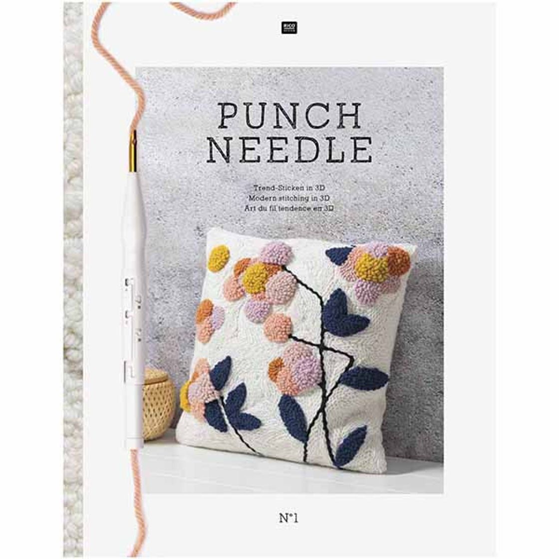 Libro Punch Needle Rico Design