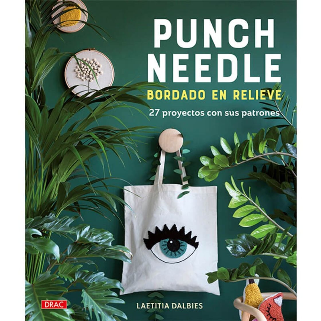 Libro Punch Needle, bordado en relieve. 