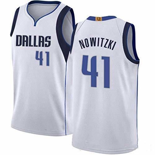 CHXY NBA Camiseta De Baloncesto para Hombre Dirk Nowitzki # 41 -