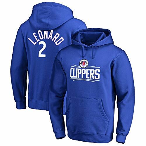 Products AMJUNM Hombre Mujer Suéter de Baloncesto NBA Clippers 2# Leonard Jerseys Moda