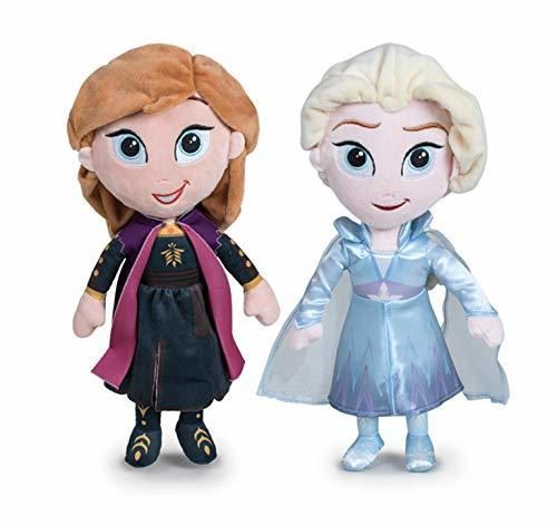 Disney - Pack 2 Peluches 11'81"30cm Princesas Frozen - Elsa