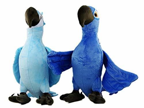 ROHSCE New Rio Parrot Plush Toys 35cm BLU & Jewel Cartoon Soft