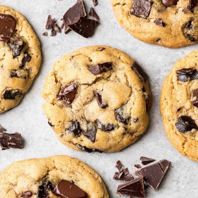 Social Chocolate Chips Cookies 🍪 
