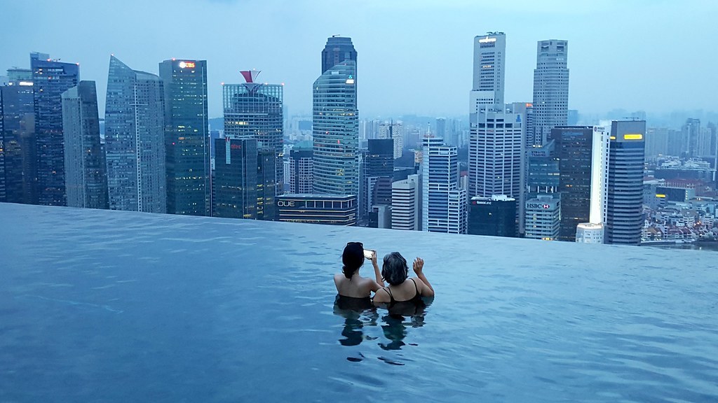 Lugar Marina Bay Sands Singapore Infinity Pool