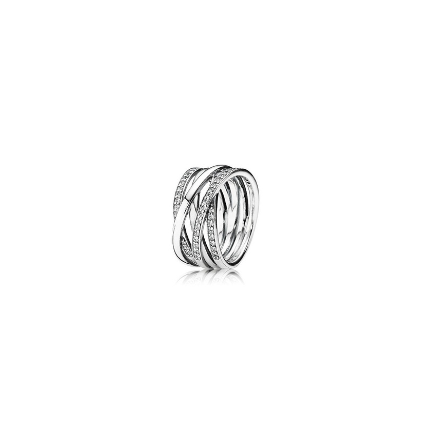 Moda Pandora 190919CZ-52 - Anillo de plata 925